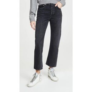 Agolde Ripley Jean Mid Rise Straight in Photogram Size 26